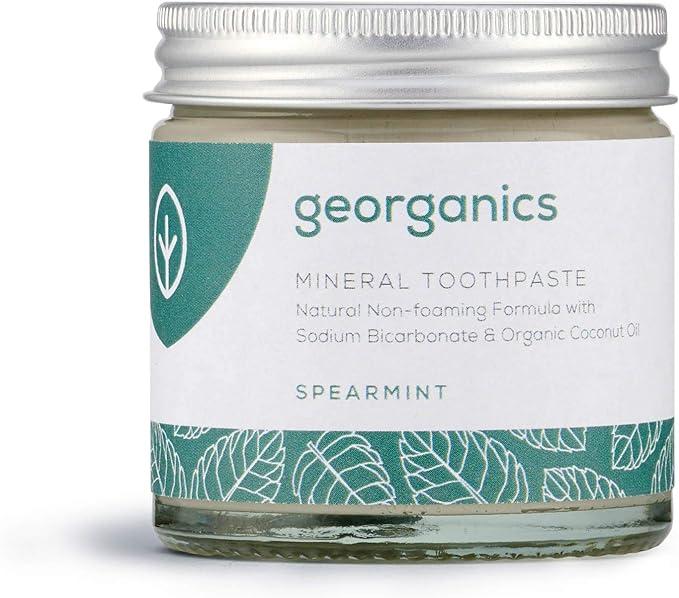 georganics natural spearmint flavour mineral toothpaste 60 ml  georganics b01n5d6qui