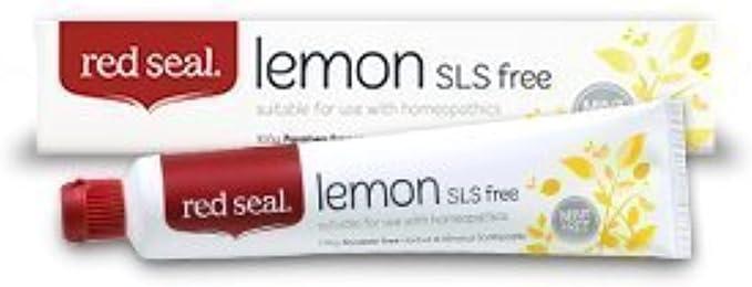 red seal natural lemon sls free toothpaste thats mint-free  red seal ?b018iovbjs