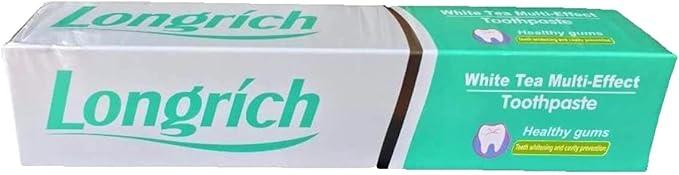 longrich toothpaste white tea fluoride free hypo-sensitive deep cleaning pack of 2  longrich b08gpjhmv8