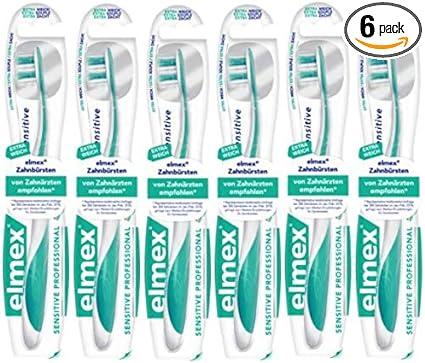 elmex sensitive professional toothbrushes extra soft 6  elmex b009ljcixs