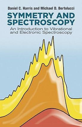 symmetry and spectroscopy an introduction to vibrational and electronic spectroscopy 1st edition daniel c.
