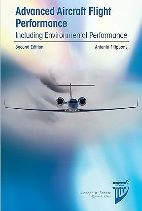 advanced aircraft flight performance including environmental performance 2nd edition antonio filippone