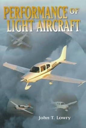 performance of light aircraft 1st edition john t. lowry 1563473305, 978-1563473302