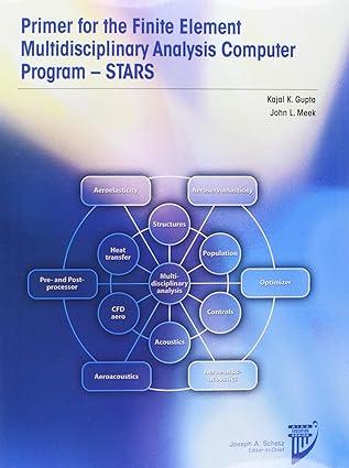 primer for finite element multidisciplinary analysis computer program stars 1st edition kajal k. gupta, john