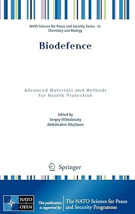 biodefence advanced materials and methods for health protection 2011 edition sergey mikhalovsky, abdukhakim