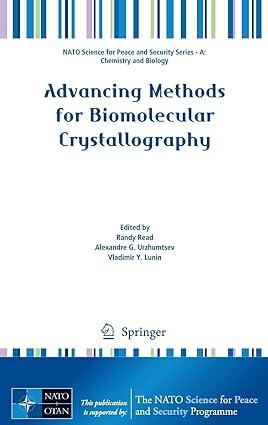 advancing methods for biomolecular crystallography 2013 edition randy read, alexandre g. urzhumtsev, vladimir