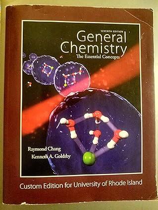 general chemistry the essential concepts 7th edition raymond chang, kenneth a. goldsby 125918062x,