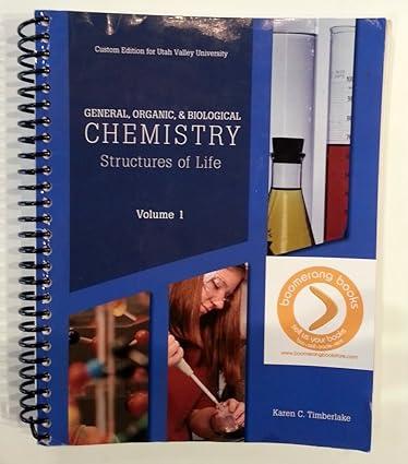 general organic and biological chemistry structures of life volume 1 4th edition karen c. timberlake