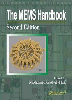 the mems handbook 2nd edition mohamed gad-el-hak 0849321069, 978-0849321061