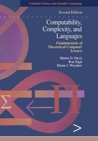 computability complexity and languages fundamentals of theoretical computer science 2nd edition davis, martin