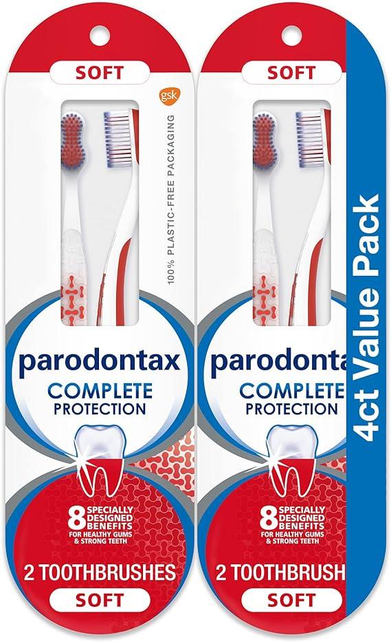 parodontax complete protection oral care soft toothbrush  parodontax b09lz3ww1g