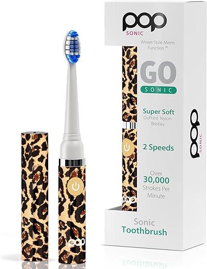 go sonic battery powered toothbrush dupont nylon bristles  go sonic b09gpcw9qk