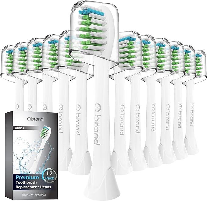 o1brand adult brush heads compatible with sonicare electric toothbrush white  o1brand ?b09ks9cz93
