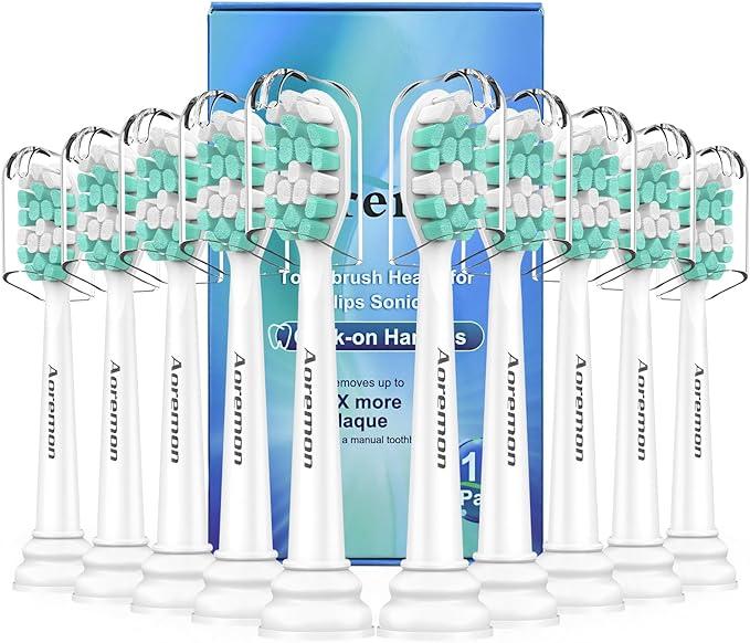 aoremon toothbrush heads compatible with philips sonicare  aoremon b0chfjh5y4