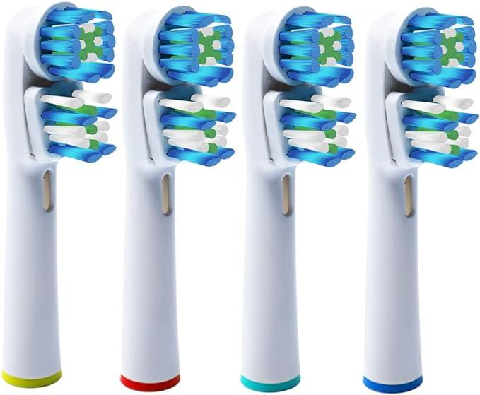 Hippie Hype Double Clean Brush Heads Pack Of 4