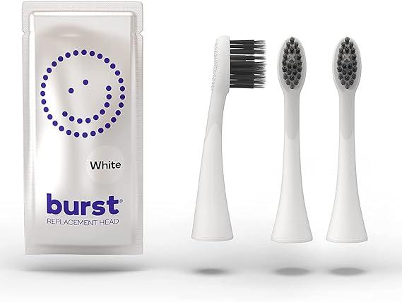 burst toothbrush heads charcoal soft bristles for deep clean stain and plaque removal  burst b0bdd9tytp
