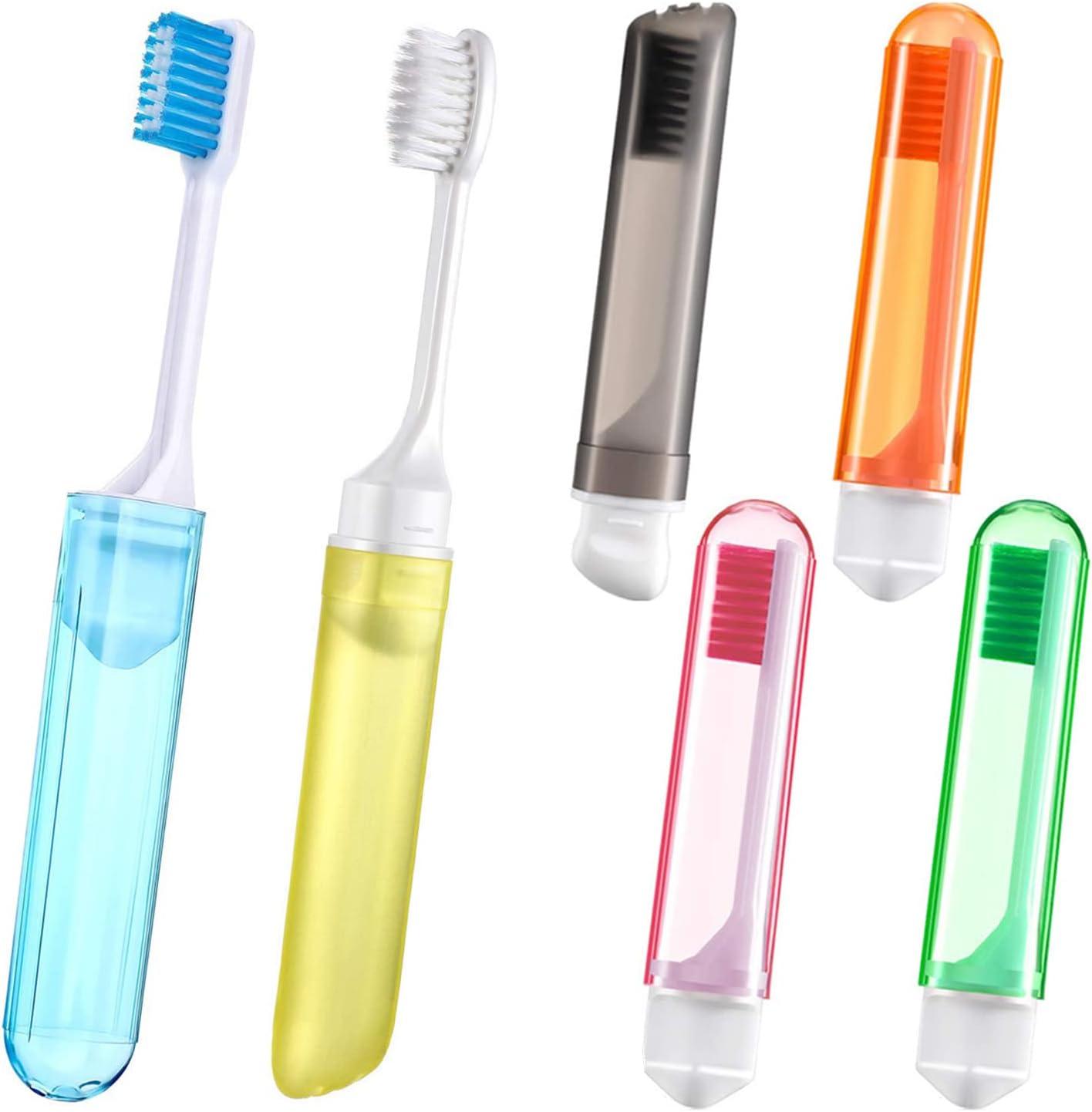 kettion fold travel toothbrush 6 pieces  kettion b09z7nf7lr
