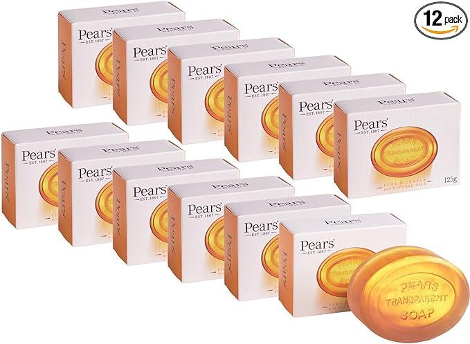 pears pure and gentle transparent soap bar with natural oils 125g  pears ?b008pt6rku