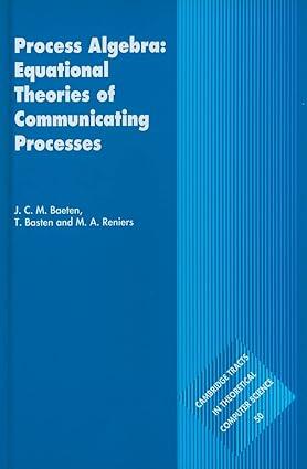 process algebra equational theories of communicating processes 1st edition j. c. m. baeten, t. basten, m. a.