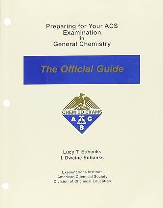 preparing for your acs examination in general chemistry the official guide 19th edition lucy t. eubanks
