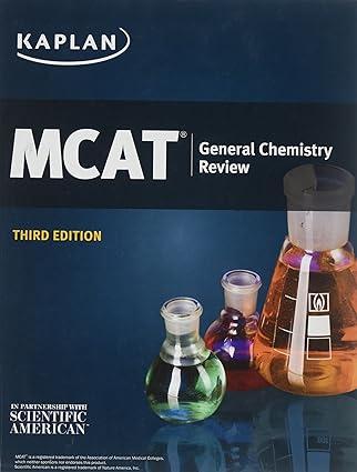 mcat general chemistry review 3rd edition kaplan, md alexander stone macnow 1506210031, 978-1506210032