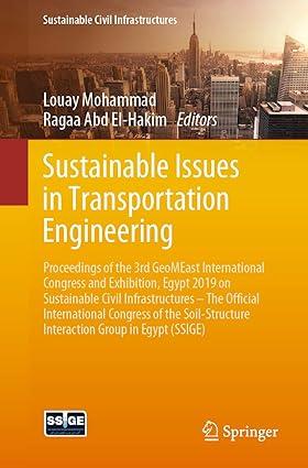 sustainable issues in transportation engineering 1st edition louay mohammad, ragaa abd el-hakim 3030341860,