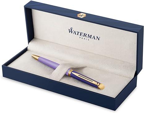 waterman metropolitan essential ballpoint pen oil-based purple  waterman b0bj66cvhf