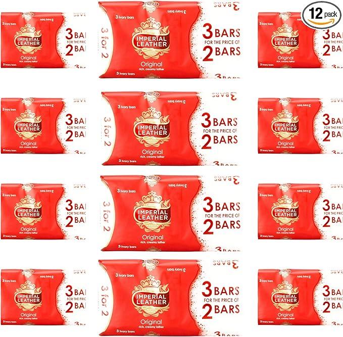 cussons imperial leather original ivory classic and rich creamy soap bar 100g 12 pack  cussons b01n3y4m46