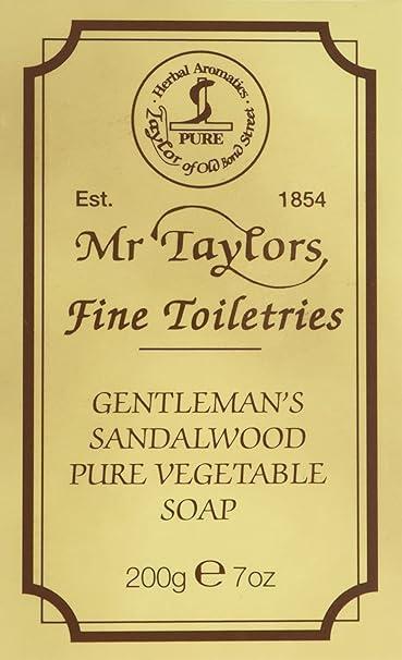 taylor of old bond street 200g sandalwood pure vegetable bath soap  taylor of old bond street b004avieoe