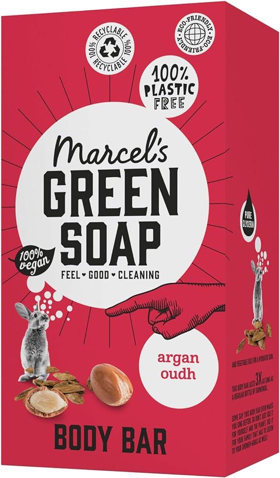 marcels green soap - body bar argan and oudh saves 3 bottles of regular shower gel  marcel's green soap