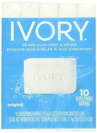 ivory original 10-count bath size bars 4 oz  ivory b007n4d4zo