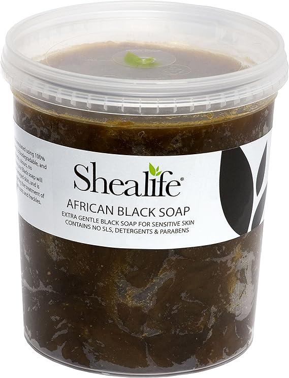 shealife african black soap traditionally made using unrefined shea butter  shealife b00fc0pbt8