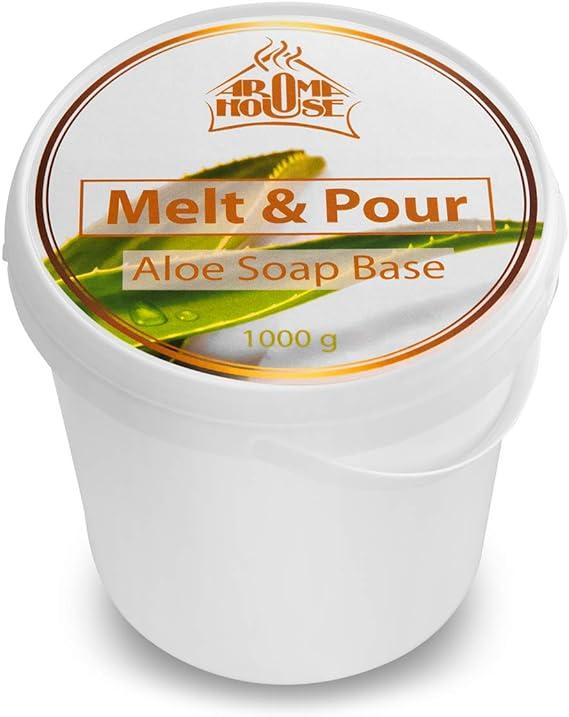 aroma house soap base for soap making with aloe vera 1000g  aroma house b08833g5b2