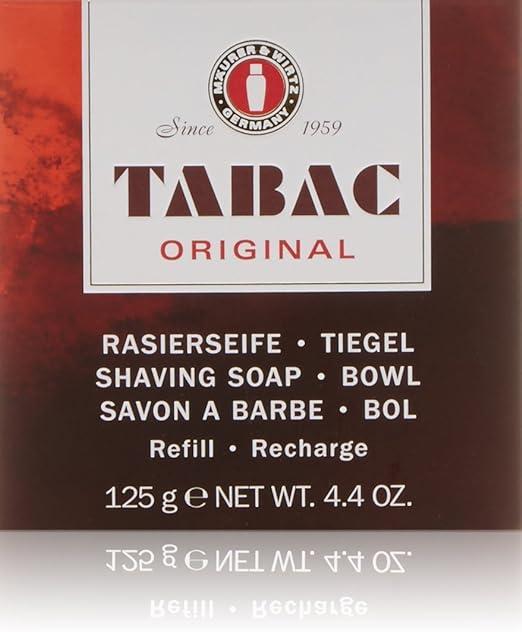 tabac original shaving bowl soap refill 125 g pack of 1  tabac b000wzj0ng