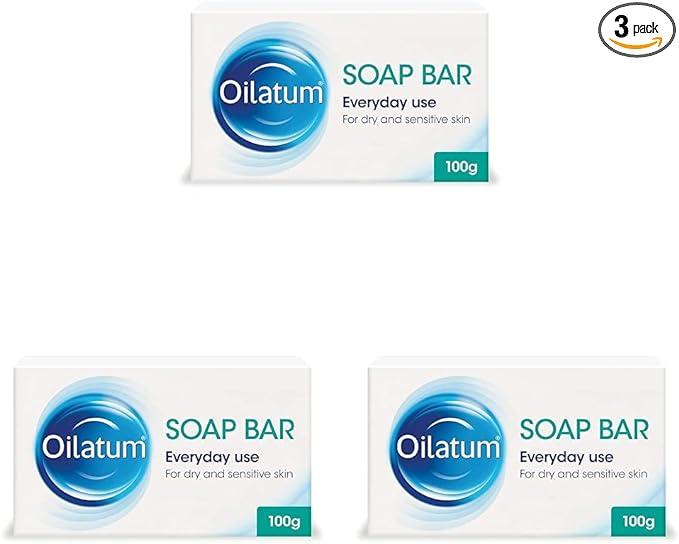 oilatum soap bar emollient cleanser for dry sensitive and eczema prone skin 100g  oilatum b0cbt9h3bk