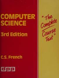 computer science 3rd edition french, c.s 0905435834, 9780905435831
