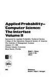 applied probability computer science the interface 1st edition ralph l. disney; editor-teunis j. ott;