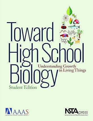 toward high school biology understanding growth in living things 1st student edition aaas/project 2061