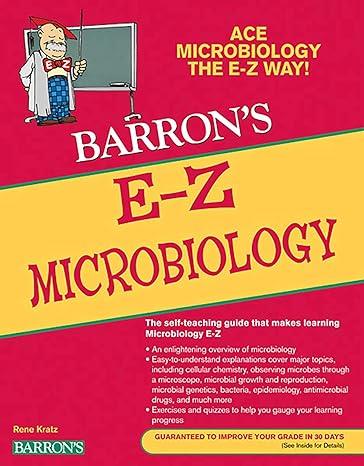 e z microbiology 5th edition rené fester kratz 0764144561, 978-0764144561
