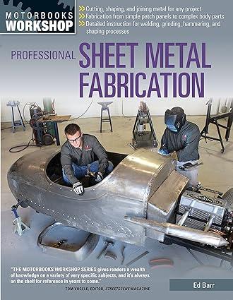 professional sheet metal fabrication 1st edition ed barr 0760344922, 978-0760344927