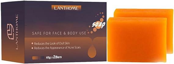 hmltd lanthome facial cleanser soap bar 65g pack of 2  hmltd b0cjb2bffl