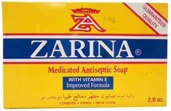 zarina medicated antiseptic soap with vitamin e 80g  zarina ?b00692tg8a