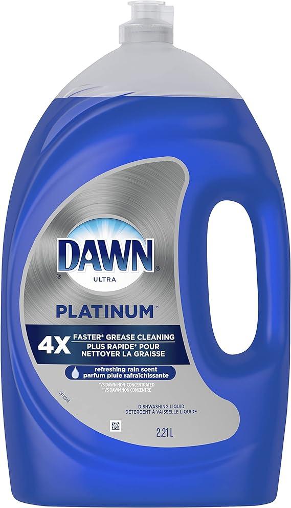 dawn platinum dish soap refill dishwashing liquid refreshing rain scent 2.21 l  dawn b09snt1nnd