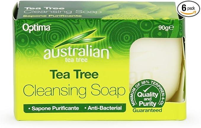 australian tea tree soap pack of 6 90g  australian tea tree b01a77acwg