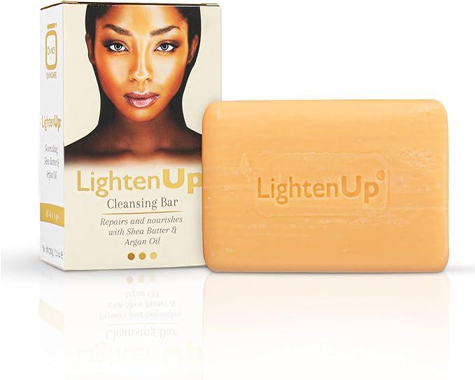 lightenup anti-aging cleansing bar soap 200g  lightenup b073pg5rts