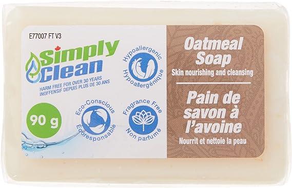 simply clean oatmeal soap bar 90g  simply b01bom9sdm