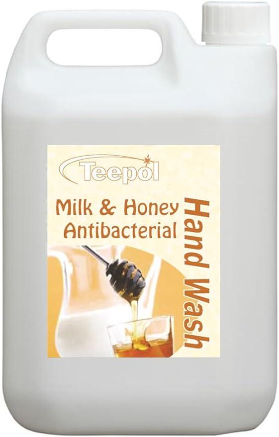 teepol milk and honey antibacterial hand wash  teepol b0b77lhp6x