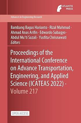 proceedings of the international conference on advance transportation engineering and applied science icateas