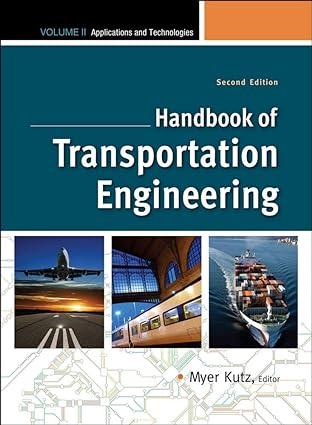 handbook of transportation engineering applications and technologies volume ii 2nd edition myer kutz