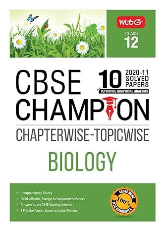 cbse champion chapter wise topic wise  biology class-12 1st edition mtg editorial board 9389971403,